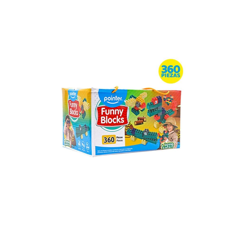 Juego bloque 360PZ caja safari pointer