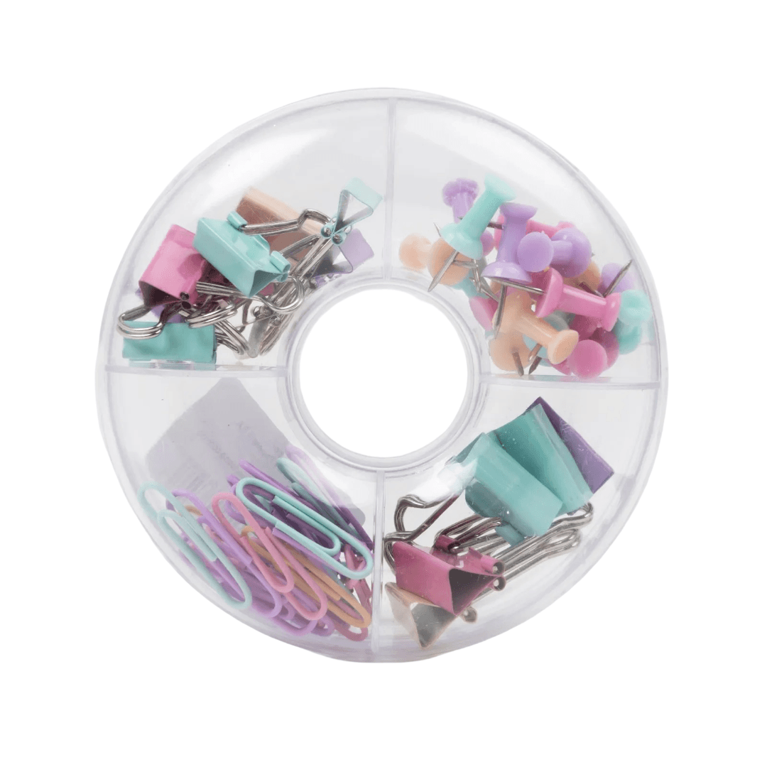 Clips diversos + chinchetas - caja dona 65/1 talbot