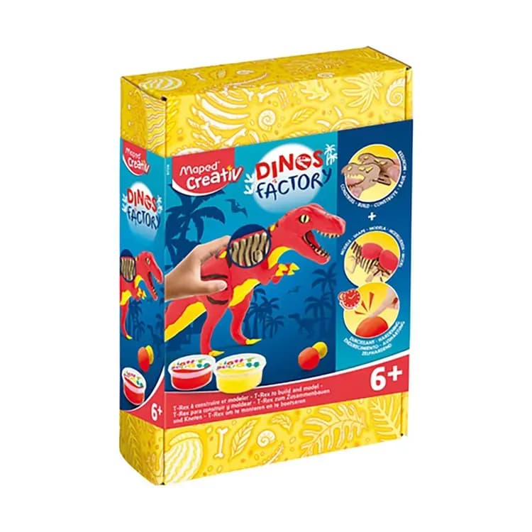Juegos creativos, dinos factory-trex