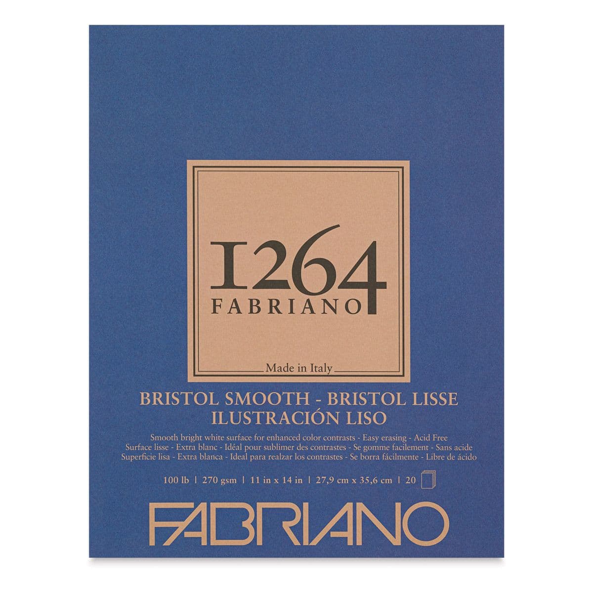 Libretas de dibujo bristol smooth 270G (11X14´´) 20H