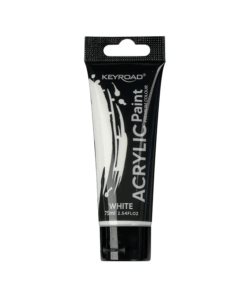Pintura acrilica 75ML blanco keyroad