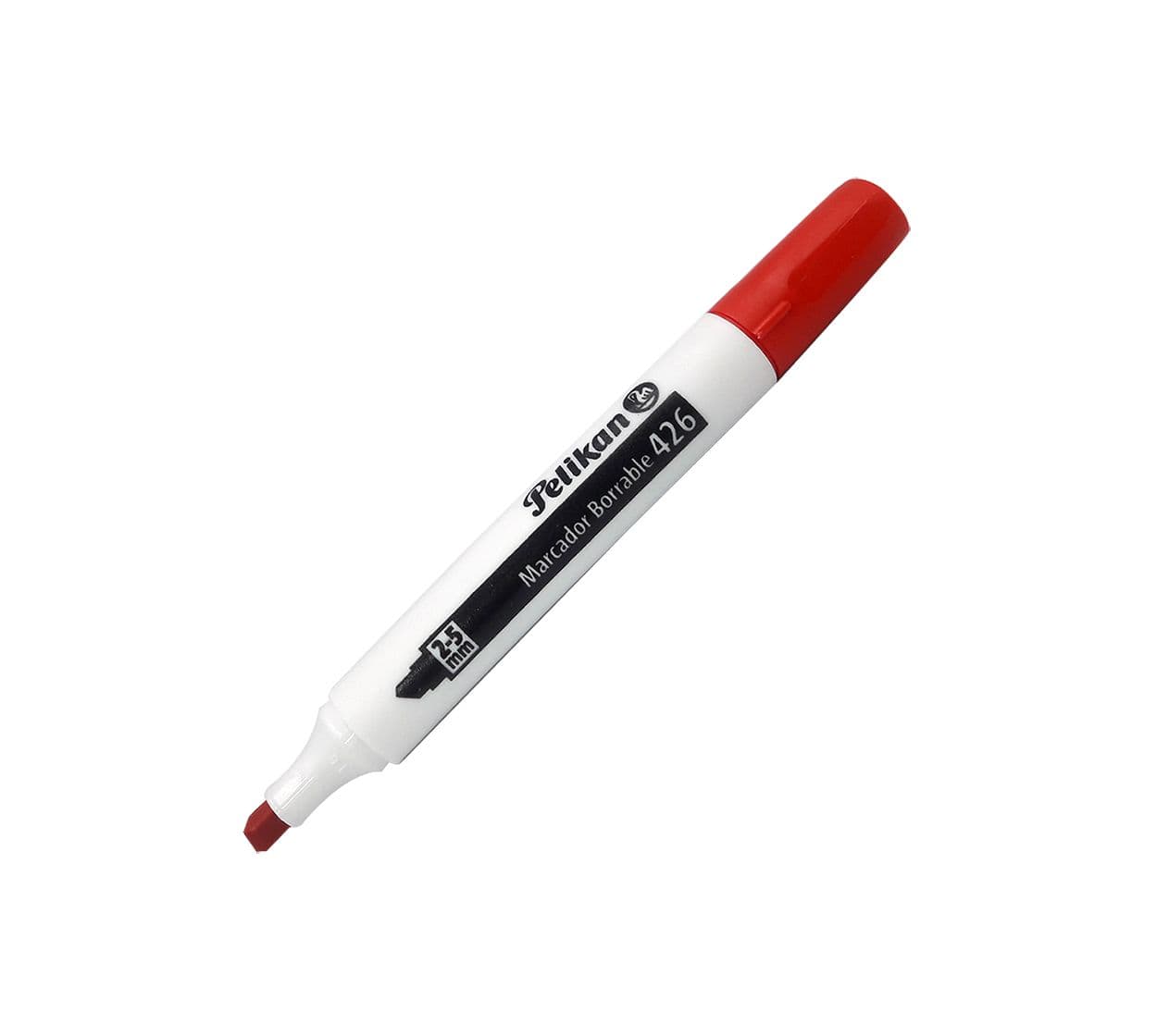 Marcador borrable p/pizarra 426 rojo