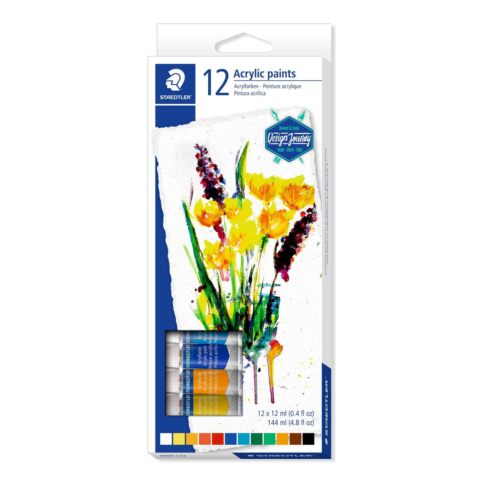 Juego pintura acrilica 12/1 estuche