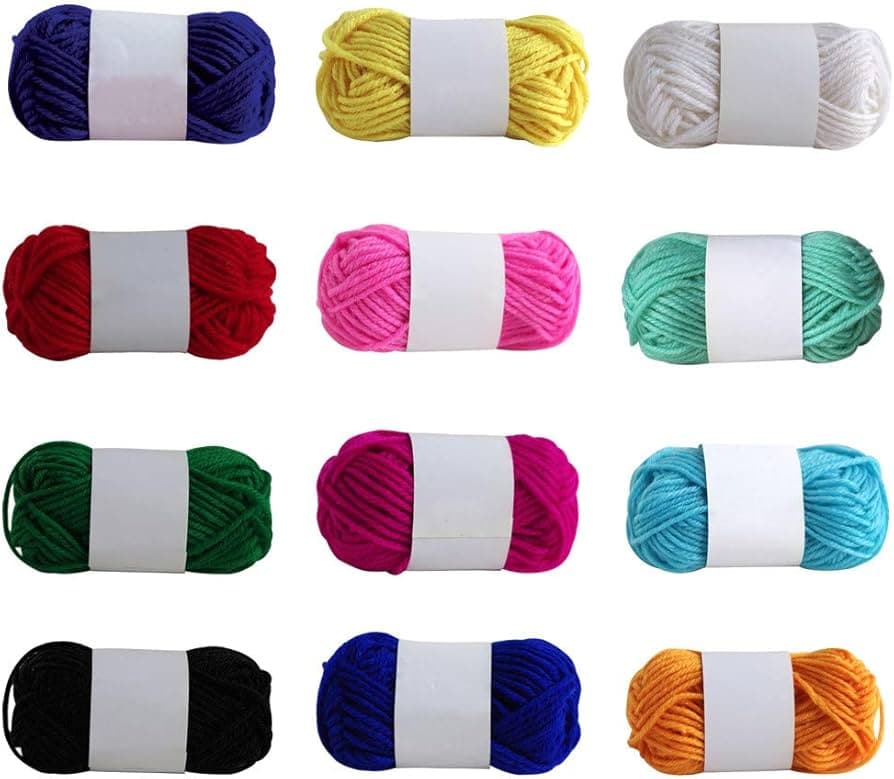 Hilo de lana colores surtido 25G 12/1
