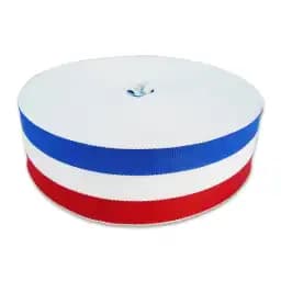 Cinta tricolor de 2´´ 50 yardas