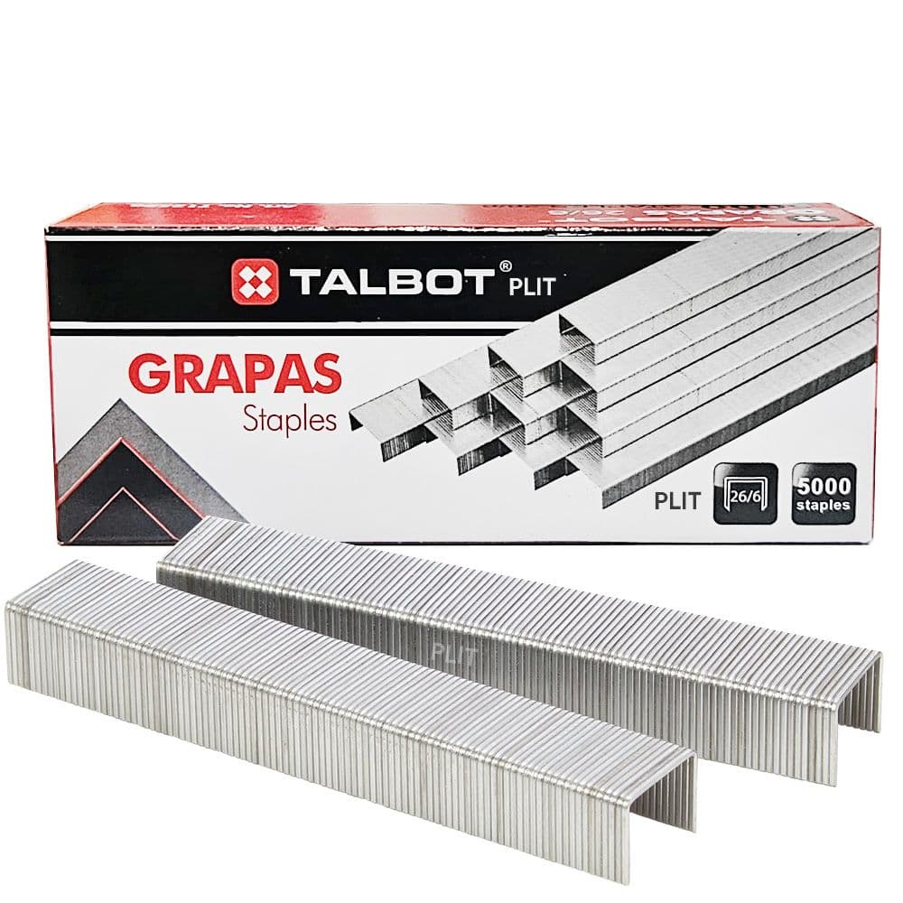 Grapas 26/6 - caja por 5,000 uds. talbot