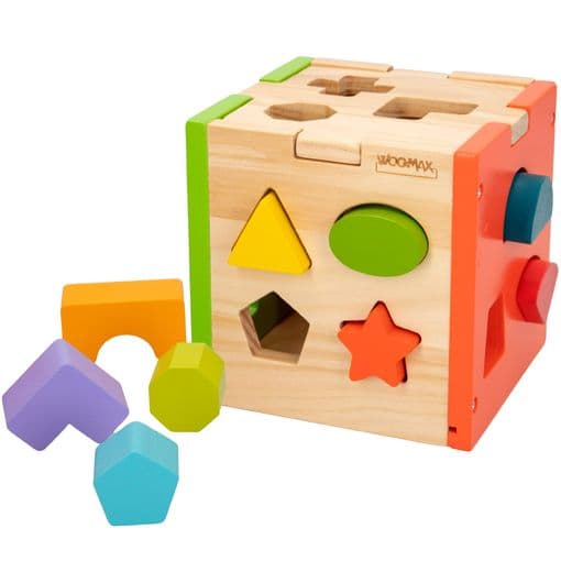 Juego educ madera cubo encaje fig.pointer