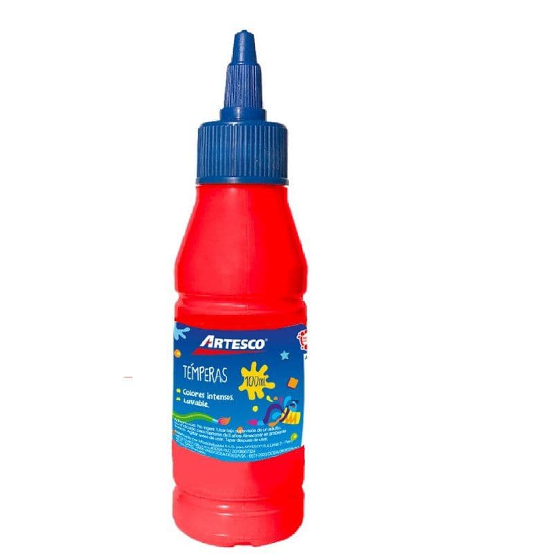 Tempera 100ML rojo