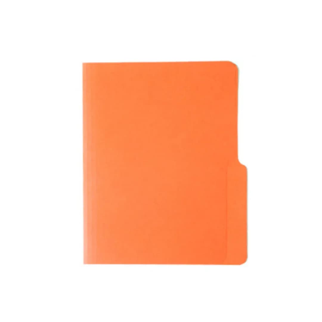 Folders manila (8.5 x 11) naranja ampo