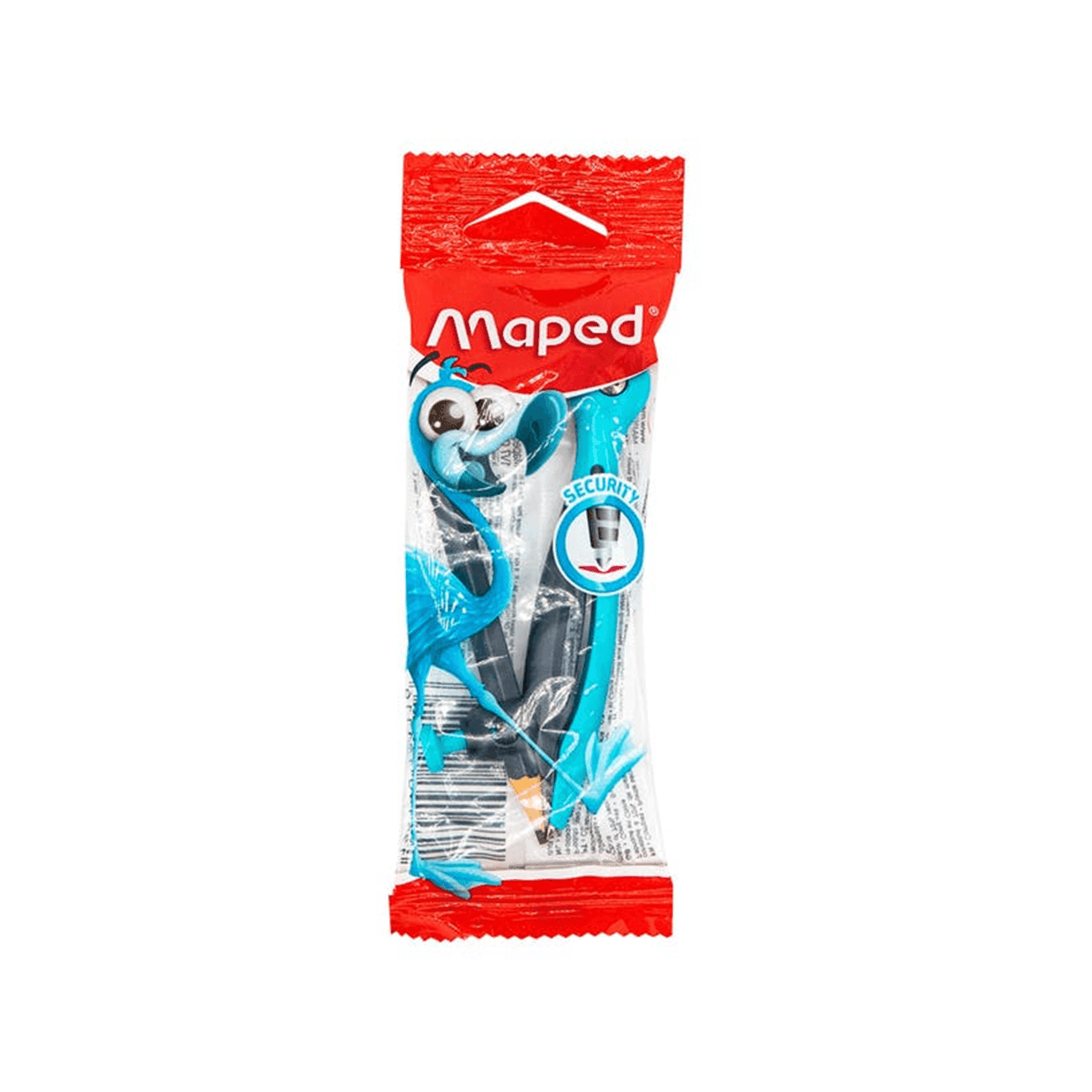 Compas plastico vivo blister