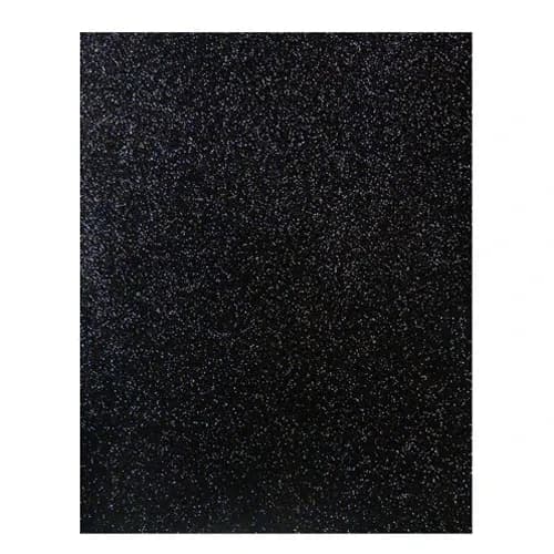 Foamy artesco glitter eva (8.5X11) negro