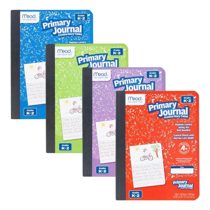 Cuaderno cosido 200 pag primary journal 5-2 surtida