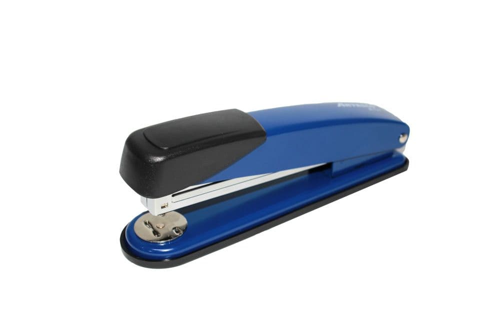 Grapadora metalica M-727 azul