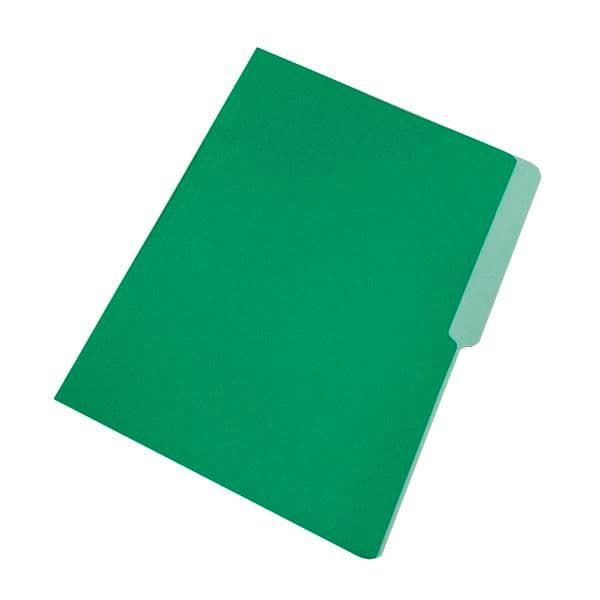 Folders manila (8.5 x 11) verde ampo