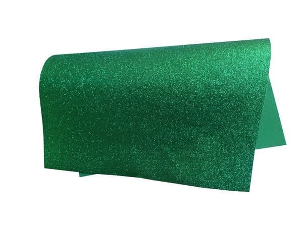 Foami verde oscuro escarchado 50X90CM