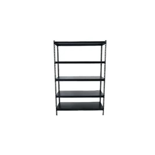 Estante de metal estrella (78X36X17) pulg. negro