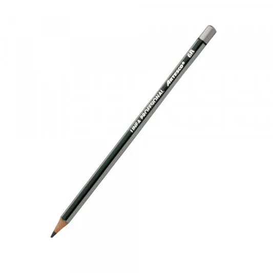 Lapices de dibujo grafito profesional 6B artesco