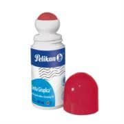 Tinta p/almohadilla roll on 60ML roja