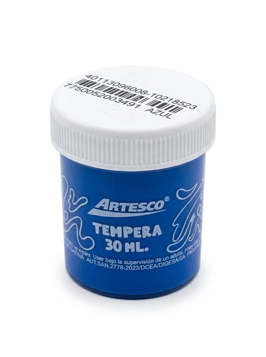 Tempera 30ML azul