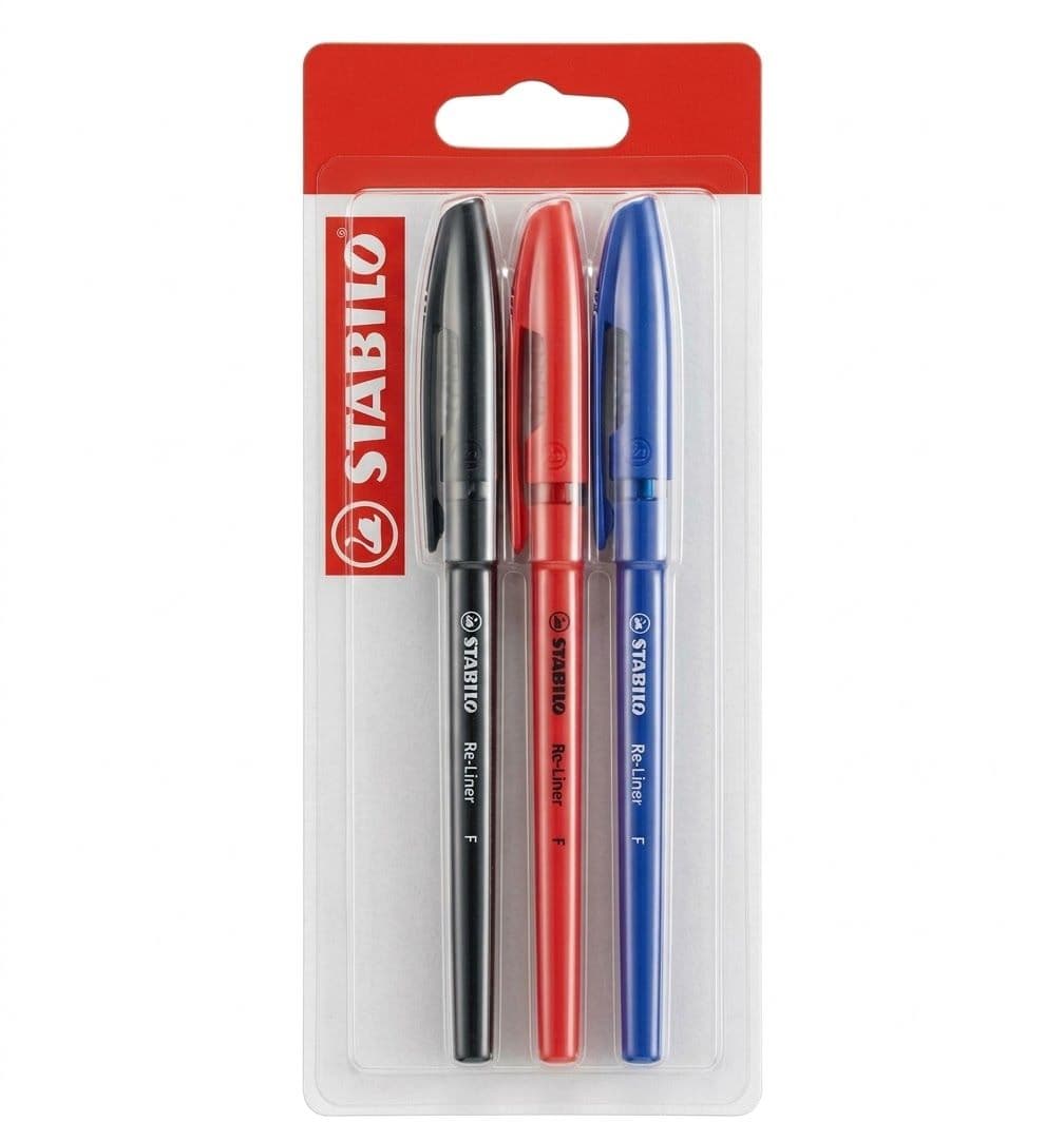 Boligrafo re-liner 3/1 surtido stabilo