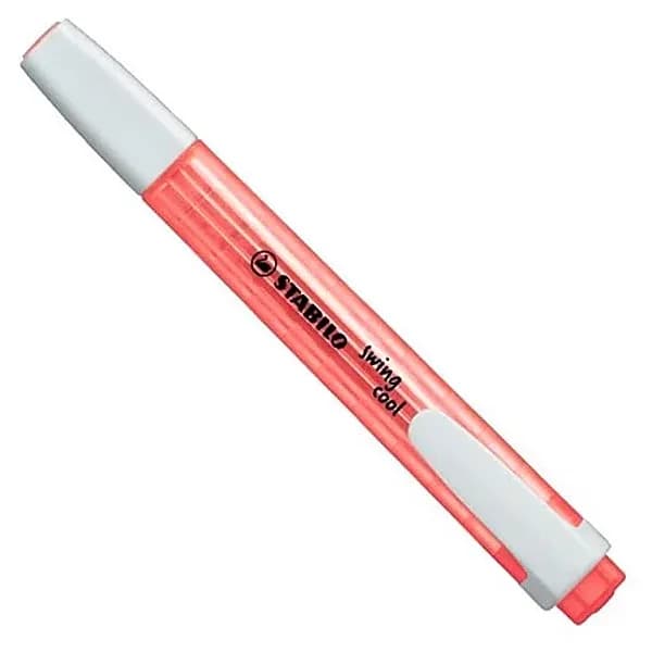 Resaltador swing cool fluor. coral stabilo