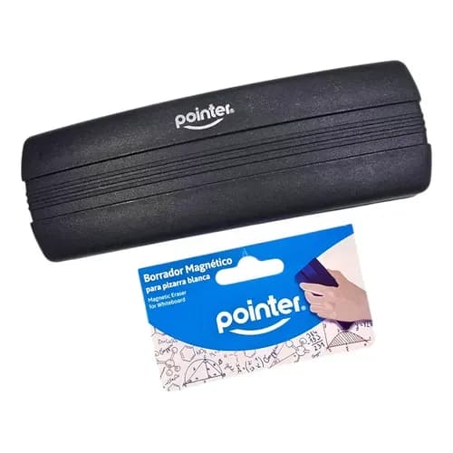 Borrador pizarra magn. pointer neg.