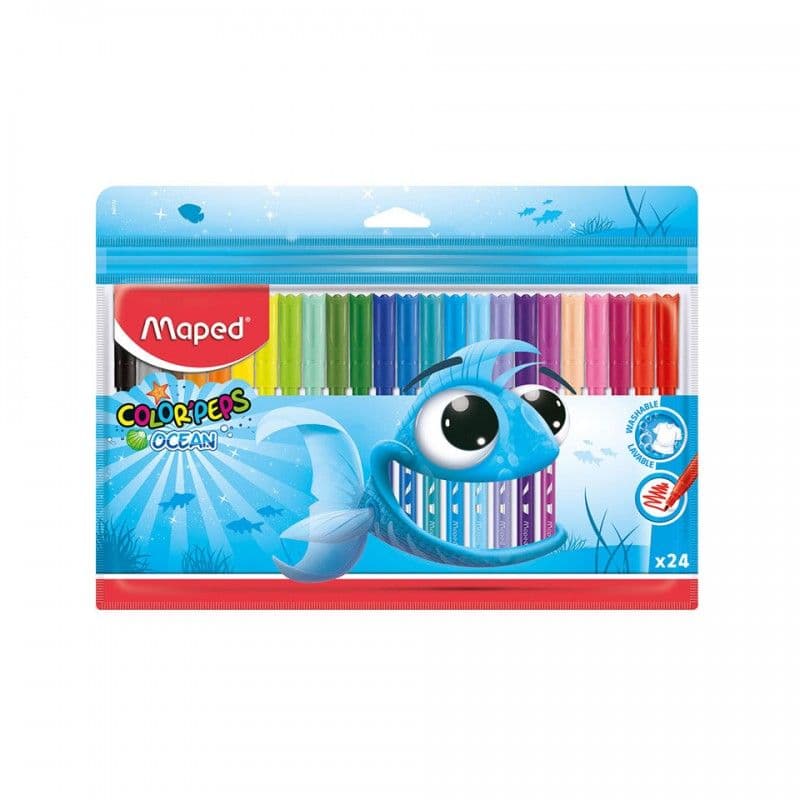 Juego de marcadores color peps ocean 24/1
