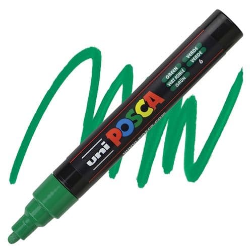 Marcadores posca pta. med. t/bala verde