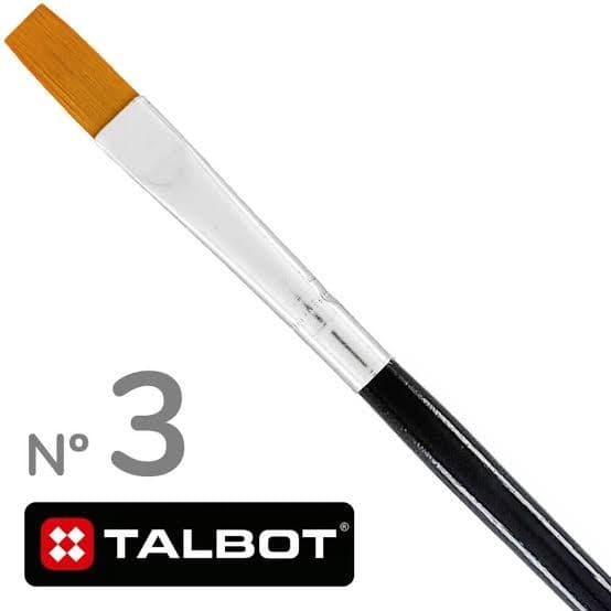 Pincel nylon pla. #3 talbot
