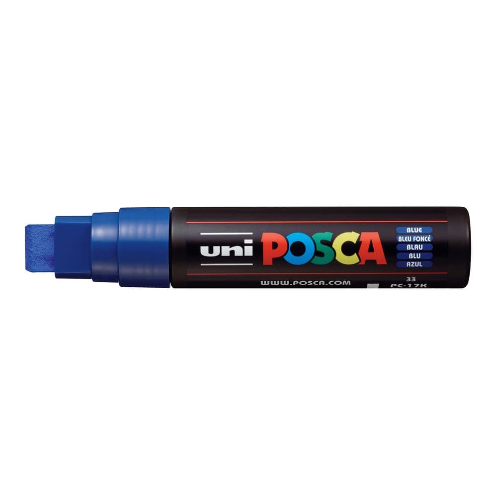 Marcador posca pta. rect. xxl azul