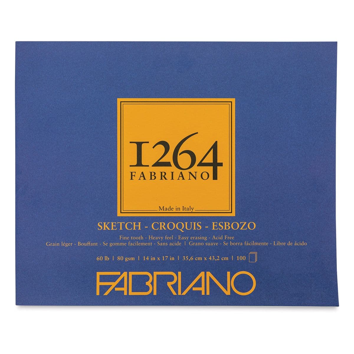 Libretas de dibujo sketch 80G (14X17´´) 100H