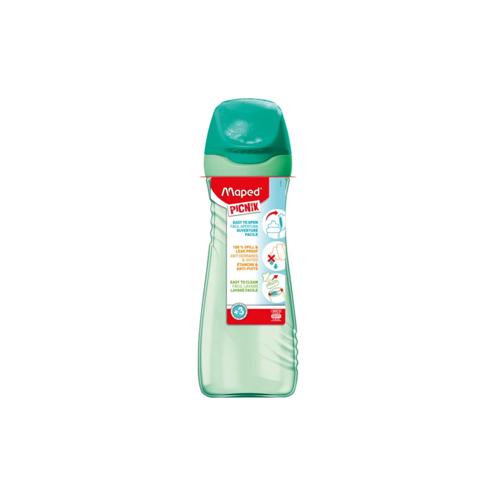 Termos p/liquido t/botella 580ML verde