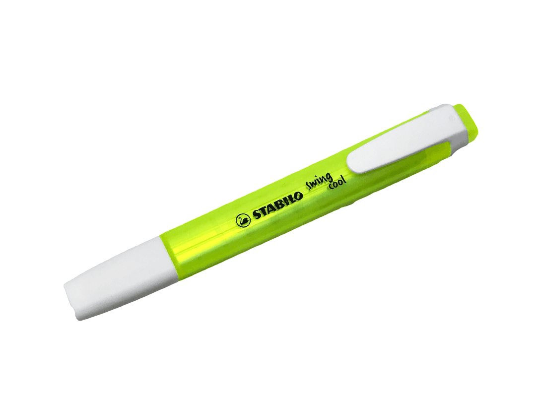Resaltador swing cool fluor. amarillo stabilo