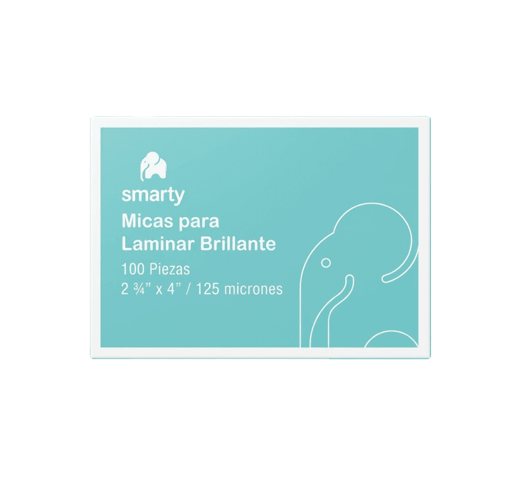 Micas p/laminar (2-3/4 x 4) 125 mic 100/1 smarty