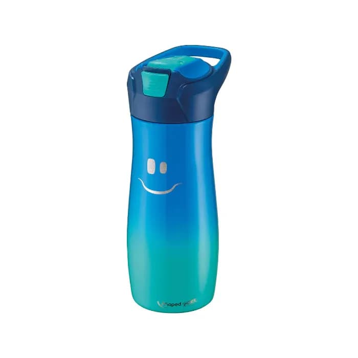 Termos plasticos p/niños 580ML azul