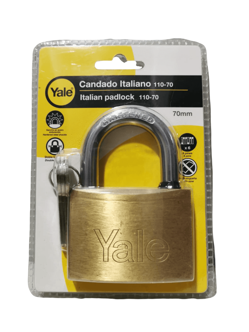 Candado laton 70MM yale (110)