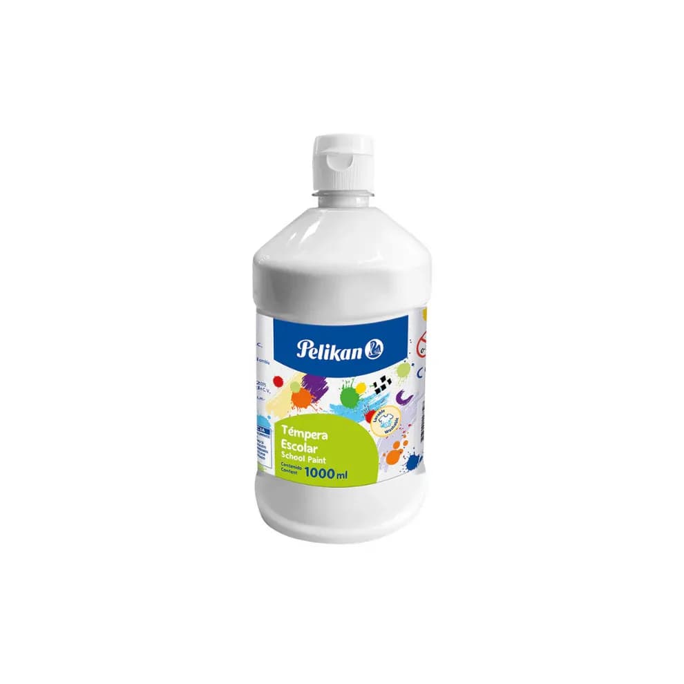 Tempera en botella blanco 1000 ml
