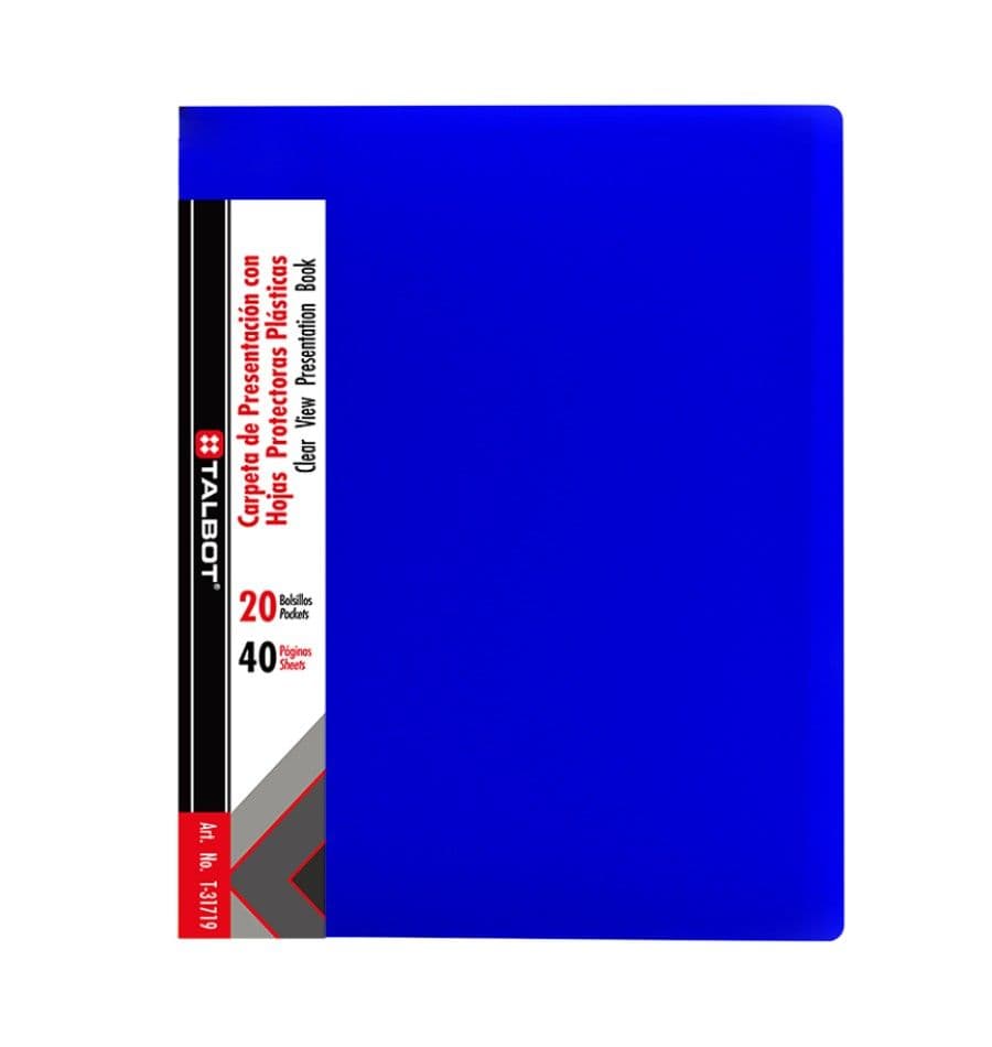Carpeta de present. 8½X11 20H a,n talbot