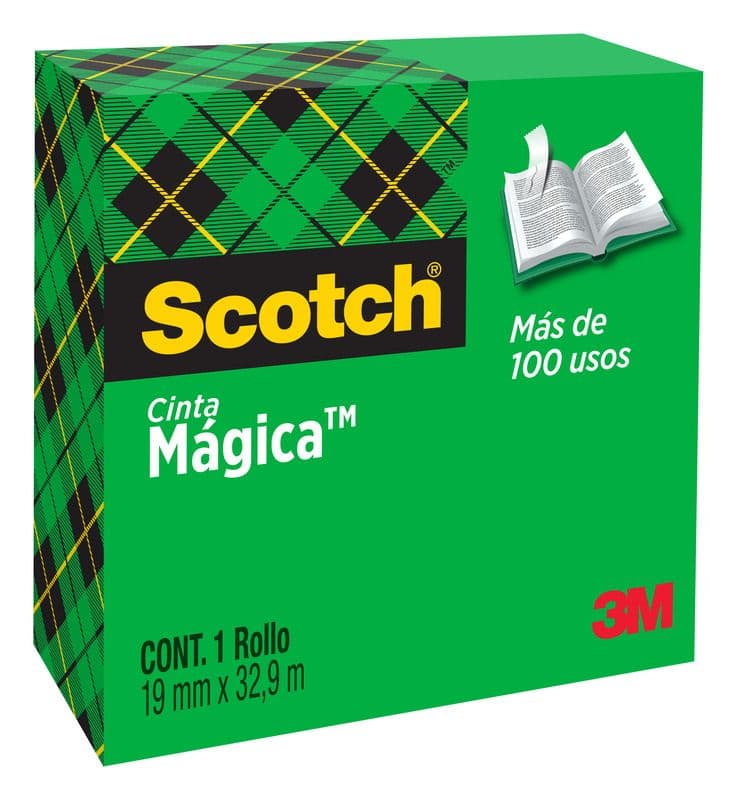 Cintas adhesivas 3M (3/4 x 36YDS) magic tape