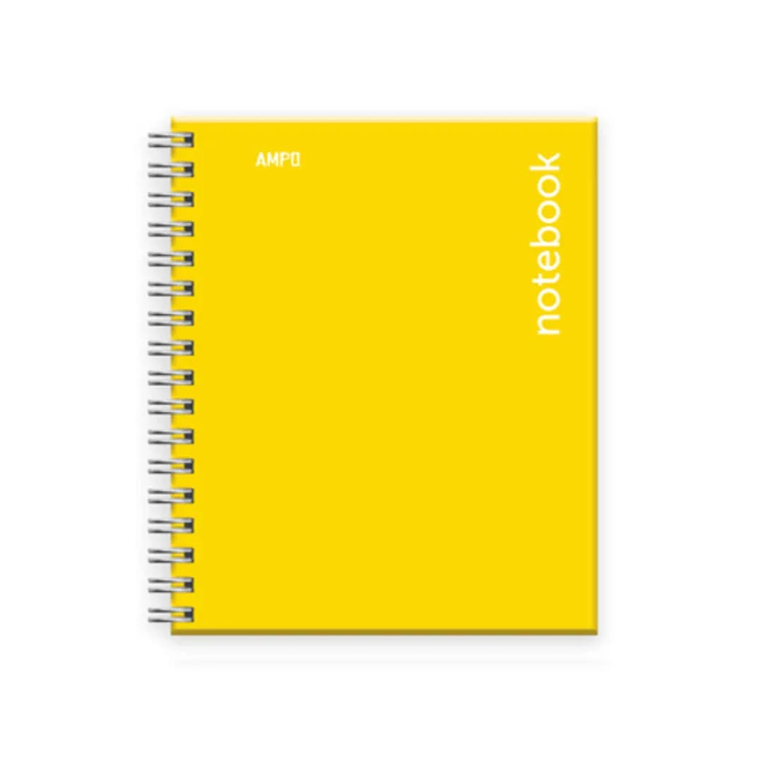 Cuaderno en esp. (4X5.5) td 100H amarillo