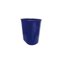 Zafacon plastico mediano azul