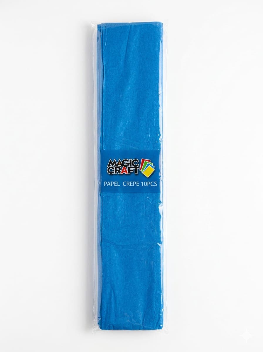 Papel crepe azul bandera 10/1