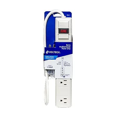 Regleta multiple 6/1 cable 50CM volteck